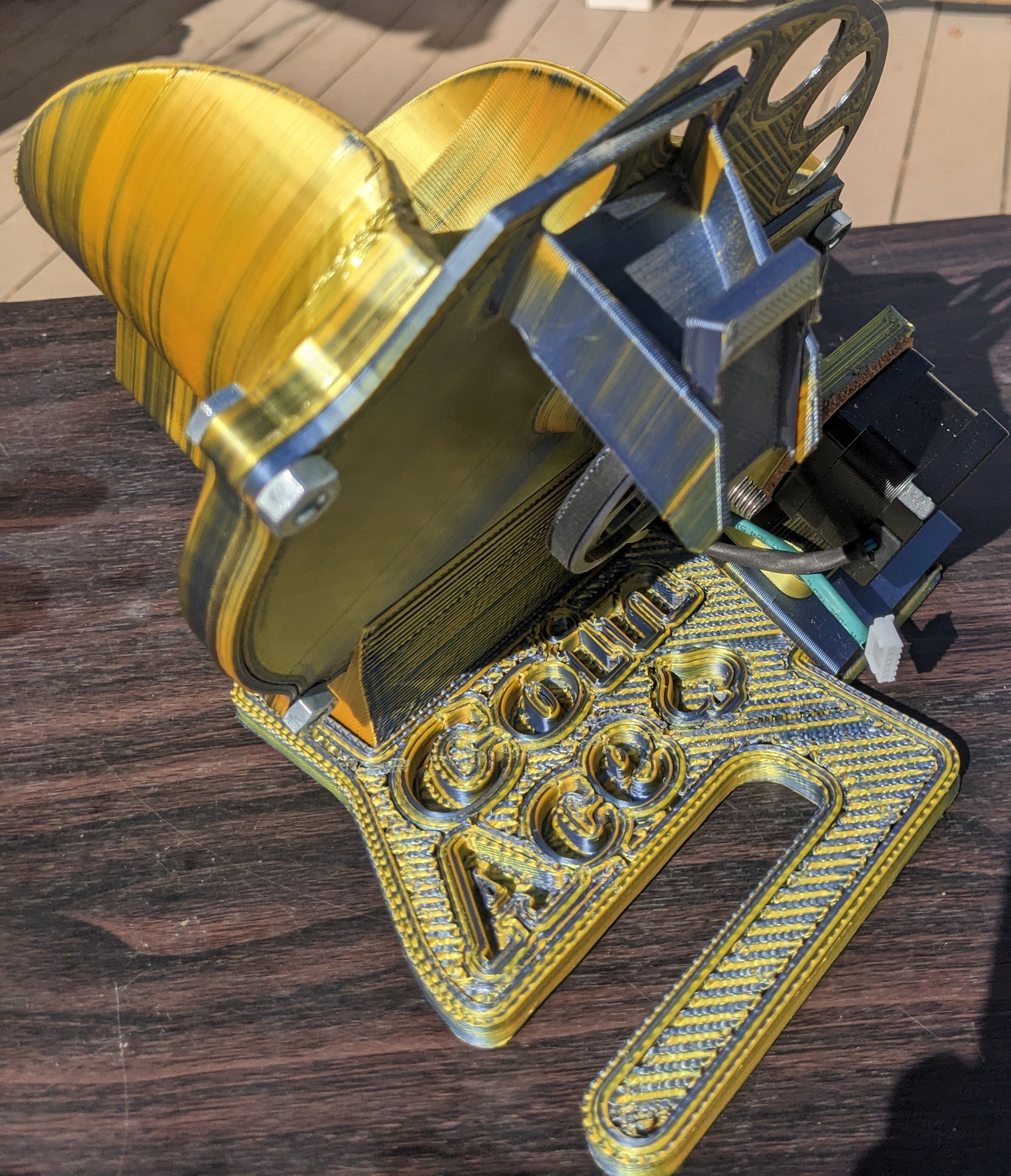 Coin Ace Side View Shows Beautiful & Efficient Coin Electric Penny Machine Design in Compact Package 